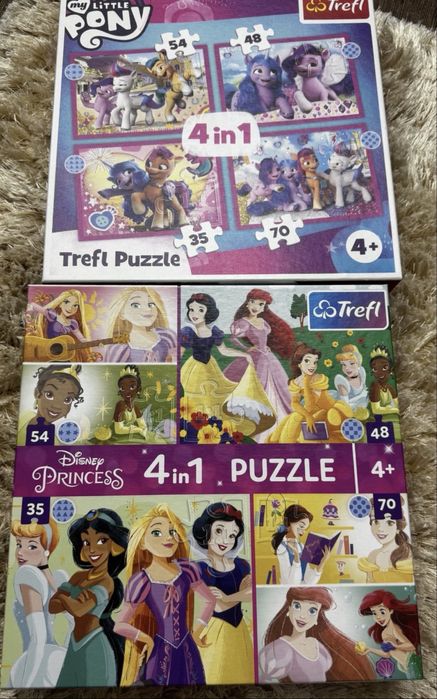 Puzzle 4 in 1 - 35/70 piese