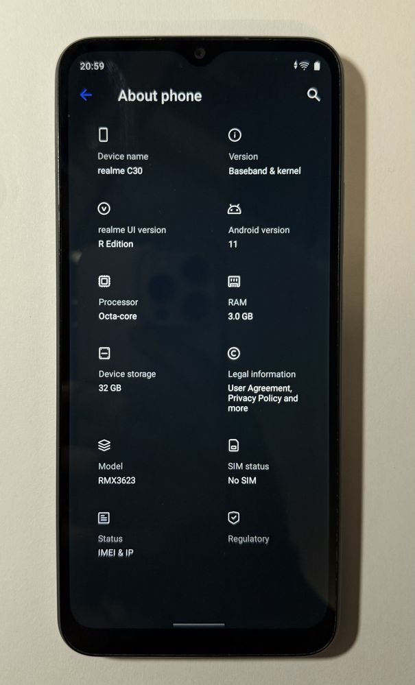 Отличен! - Realme C30 - Denim Black - 3GB RAM/32GB ROM