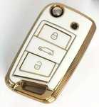 Husa premium pentru cheie auto Audi, VW, Seat, Skoda