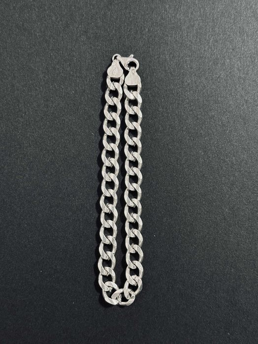 Brățară bărbătească din argint 925 - 19g, 7mm lățime, 20cm lungime
