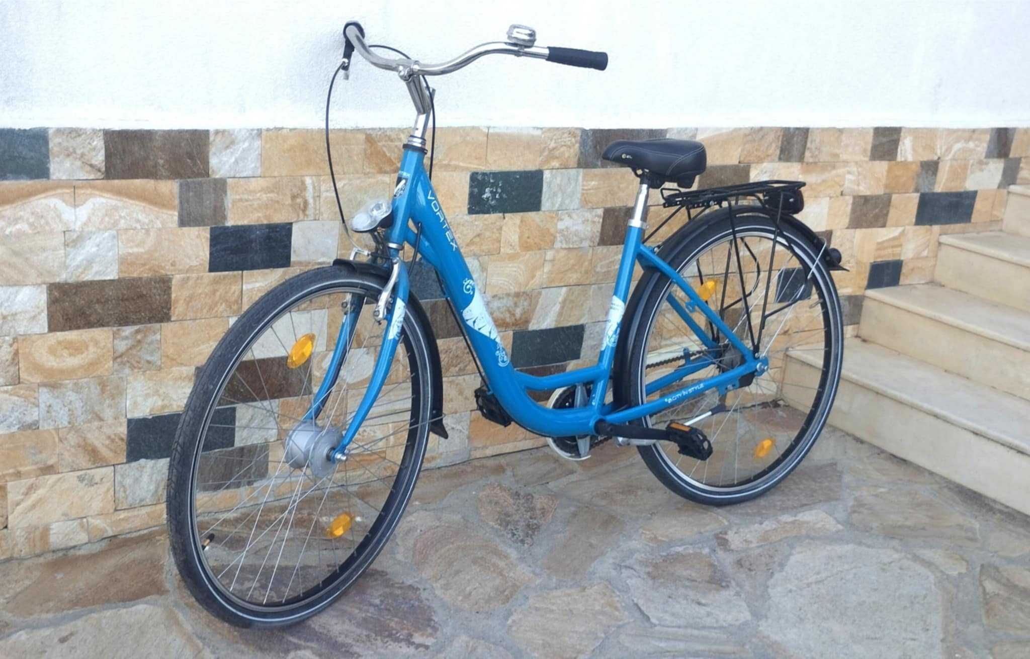 Дамско колело 28" Vortex City300, със скорости, синьо