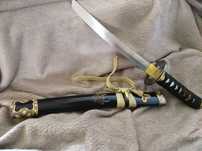 Katana Japoneza Sabie Ninja 60cm Samurai Sword Tanto Otel Carbon Calit