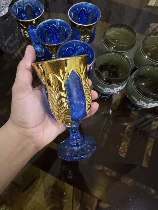 Бокалы хрустальные