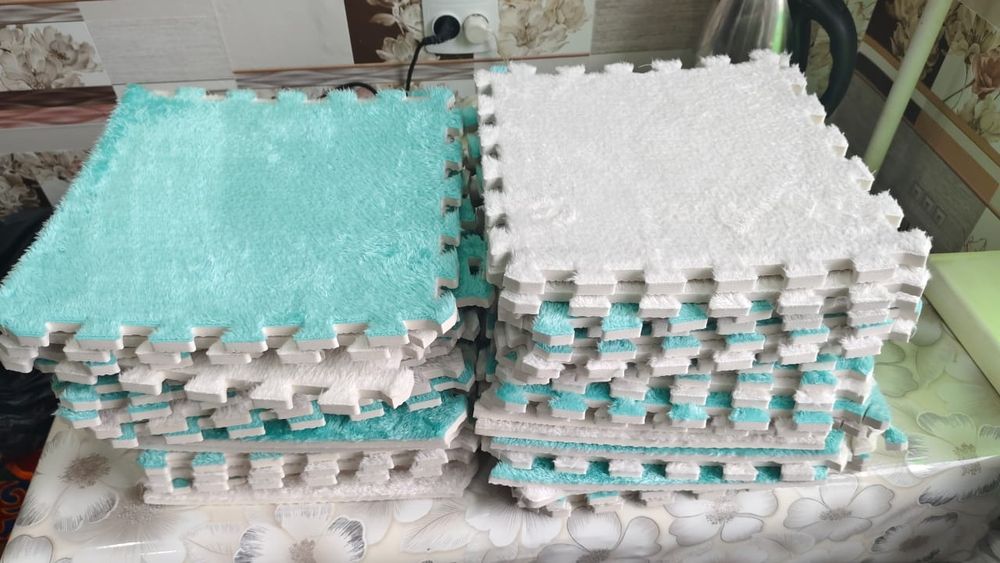 Коврик шахматный 48 штук новый