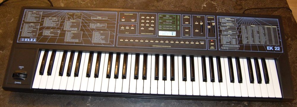 ELKA EK22 Analog Synthesizer Sintetizator Synthex Oberheim Matrix