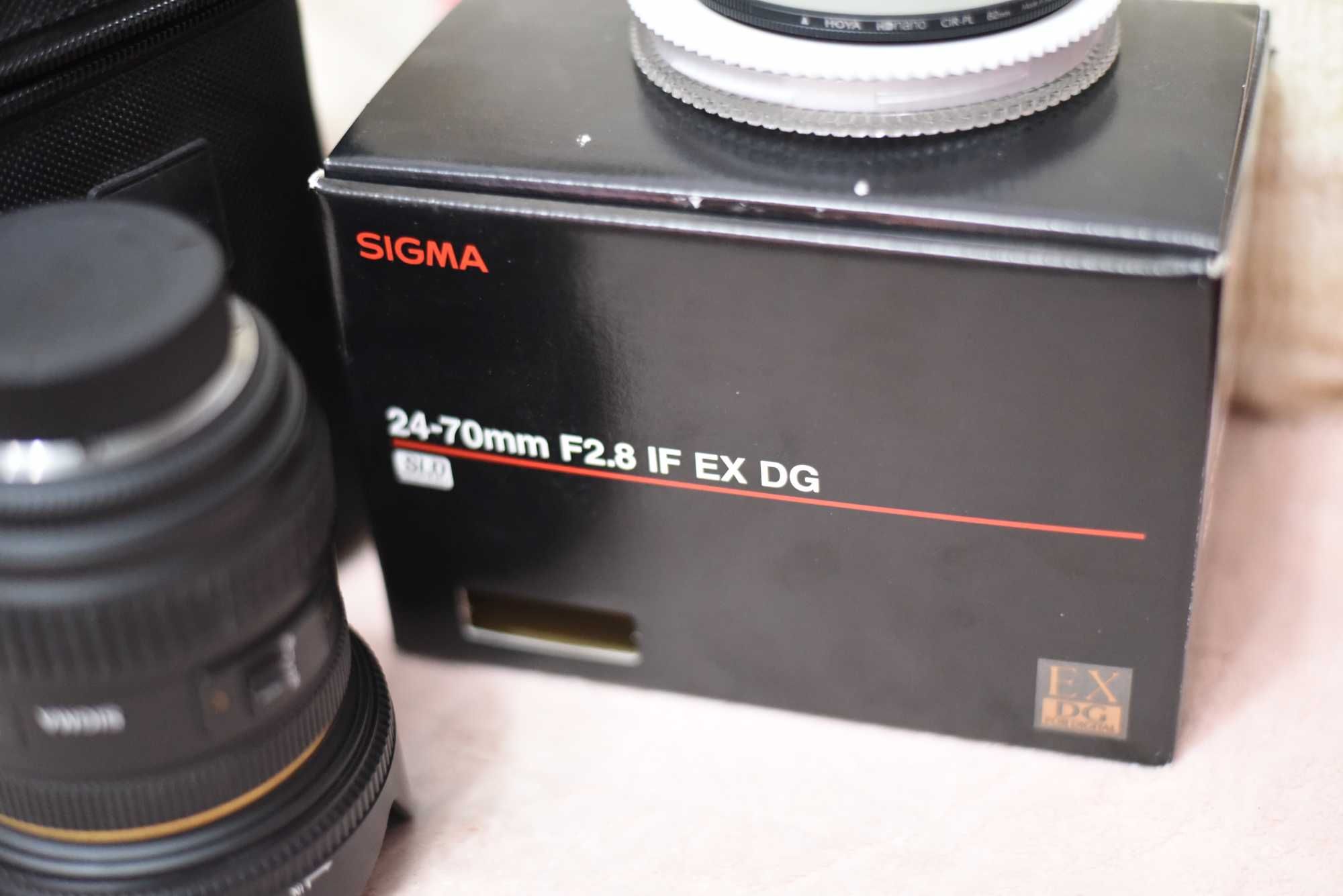 Obiectiv Sigma 24-70 F/2.8 DG montura Nikon FX