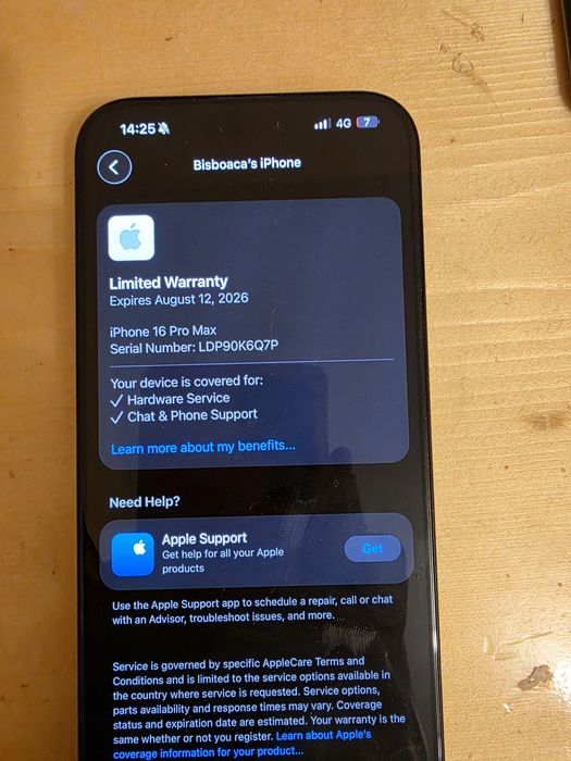 Iphone 16 pro max 256gb 100%