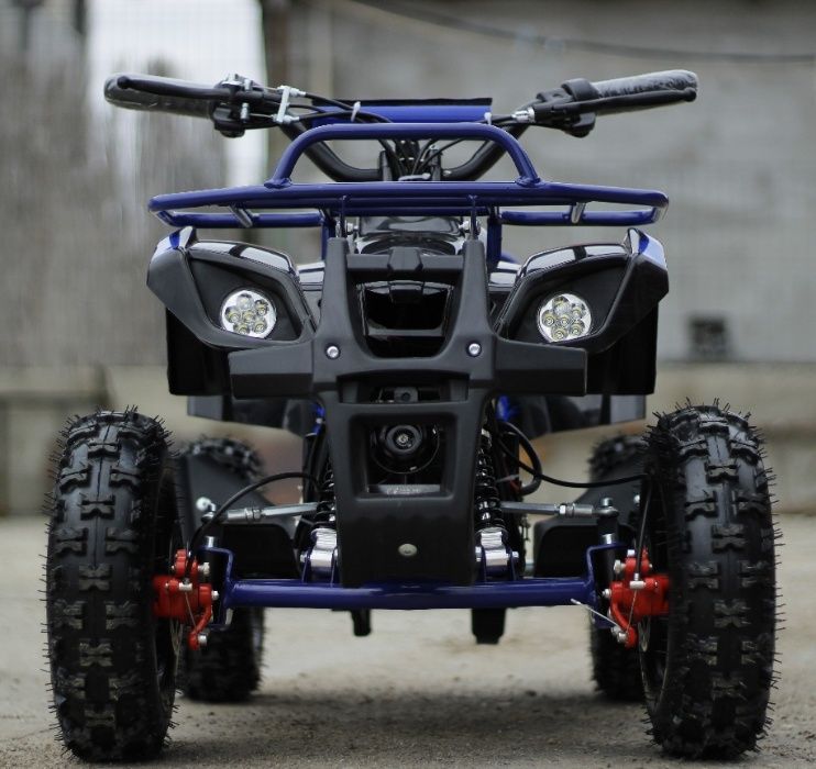 Mini ATV electric NITRO Torino Deluxe Quad 800W 36V #Albastru