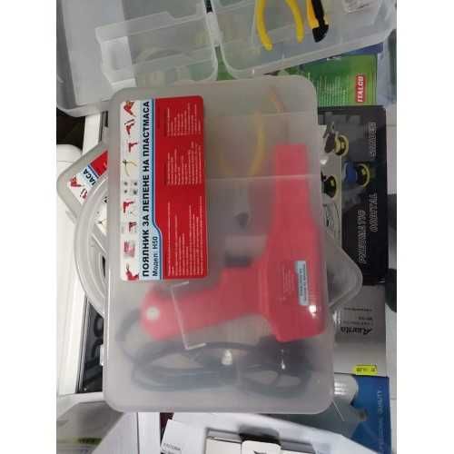 Поялник за лепене на пластмаси брони и други с куфар