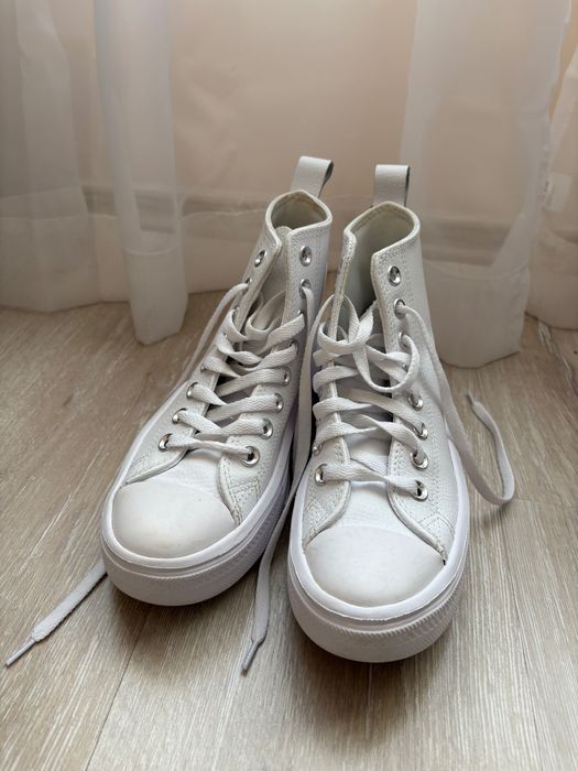 Converse all star white кецове