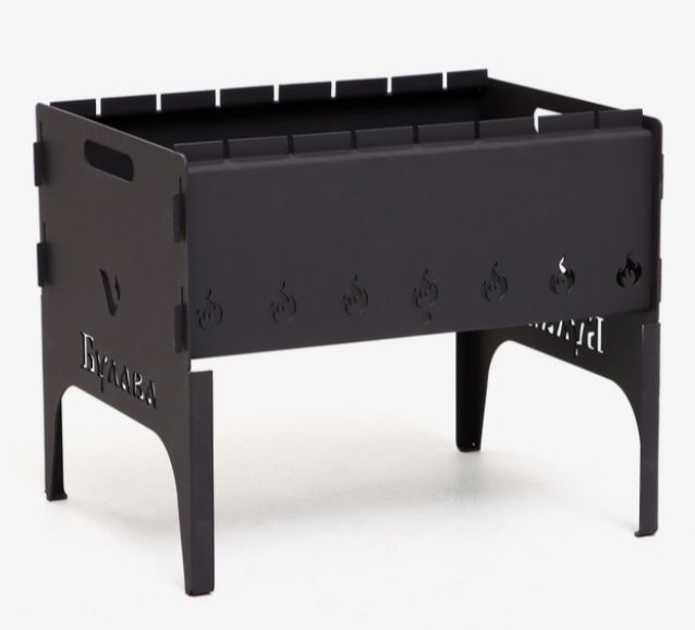 Мангал разборный "Булава" мини, толщ. металла 2 мм, 40 х 30 x 32 см