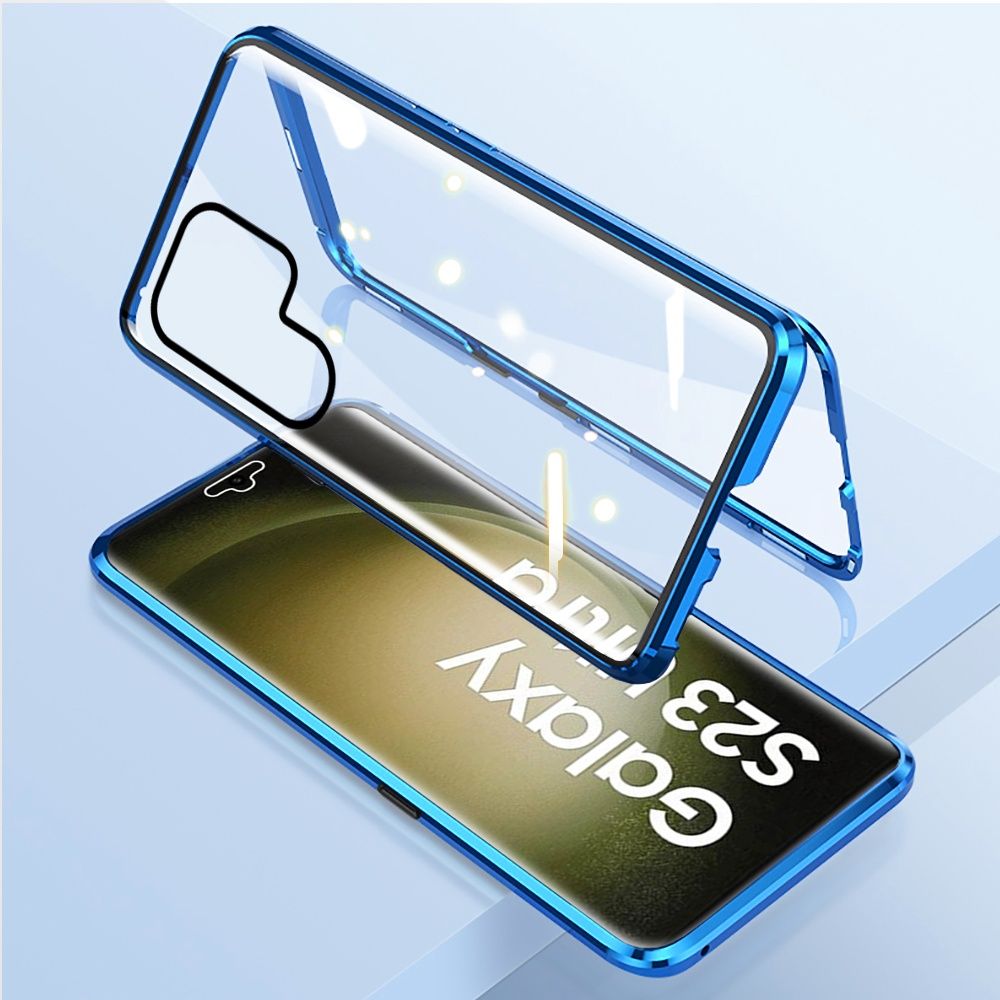 Samsung Galaxy S24 Ultra S24 S24+ / Двоен 360 градуса магнитен кейс