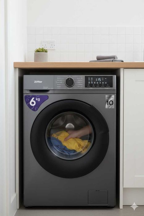 Ziffler 6 КГ Стиральная Машина Inverter