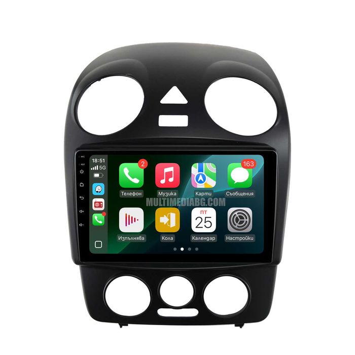 Volkswagen Beetle 2001-2010 Мултимедия Навигация Android