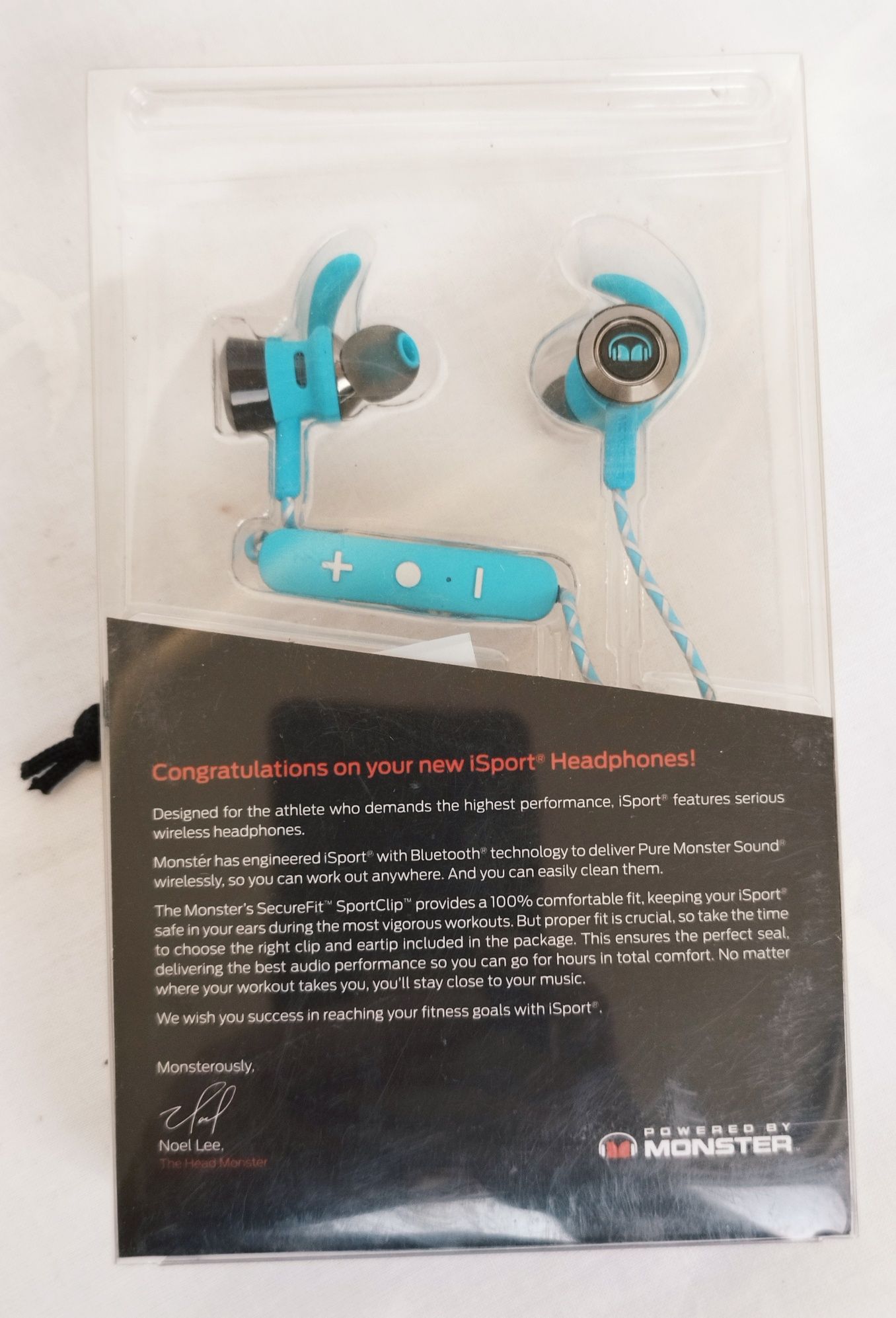 Căști Monster iSport Achieve, Wireless fără fir Bluetooth in-ear