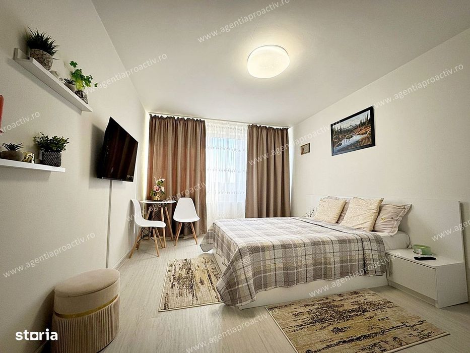 Garsoniera renovata, de inchiriat in Tiglina 1, etajul 4/10.