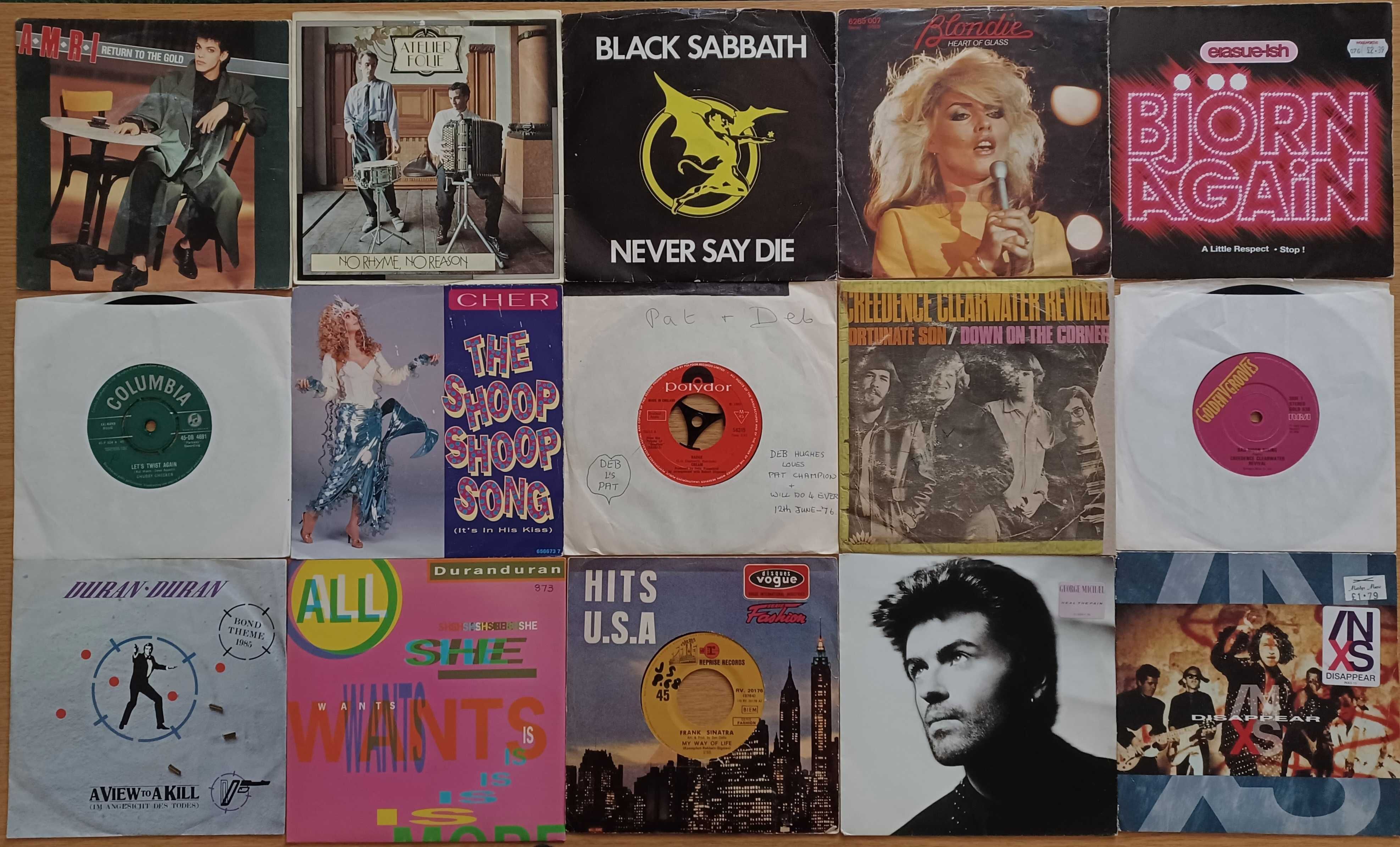 Discuri vinil single Bruce Springsteen, FFN, OMD, Poison, Thin Lizzy..