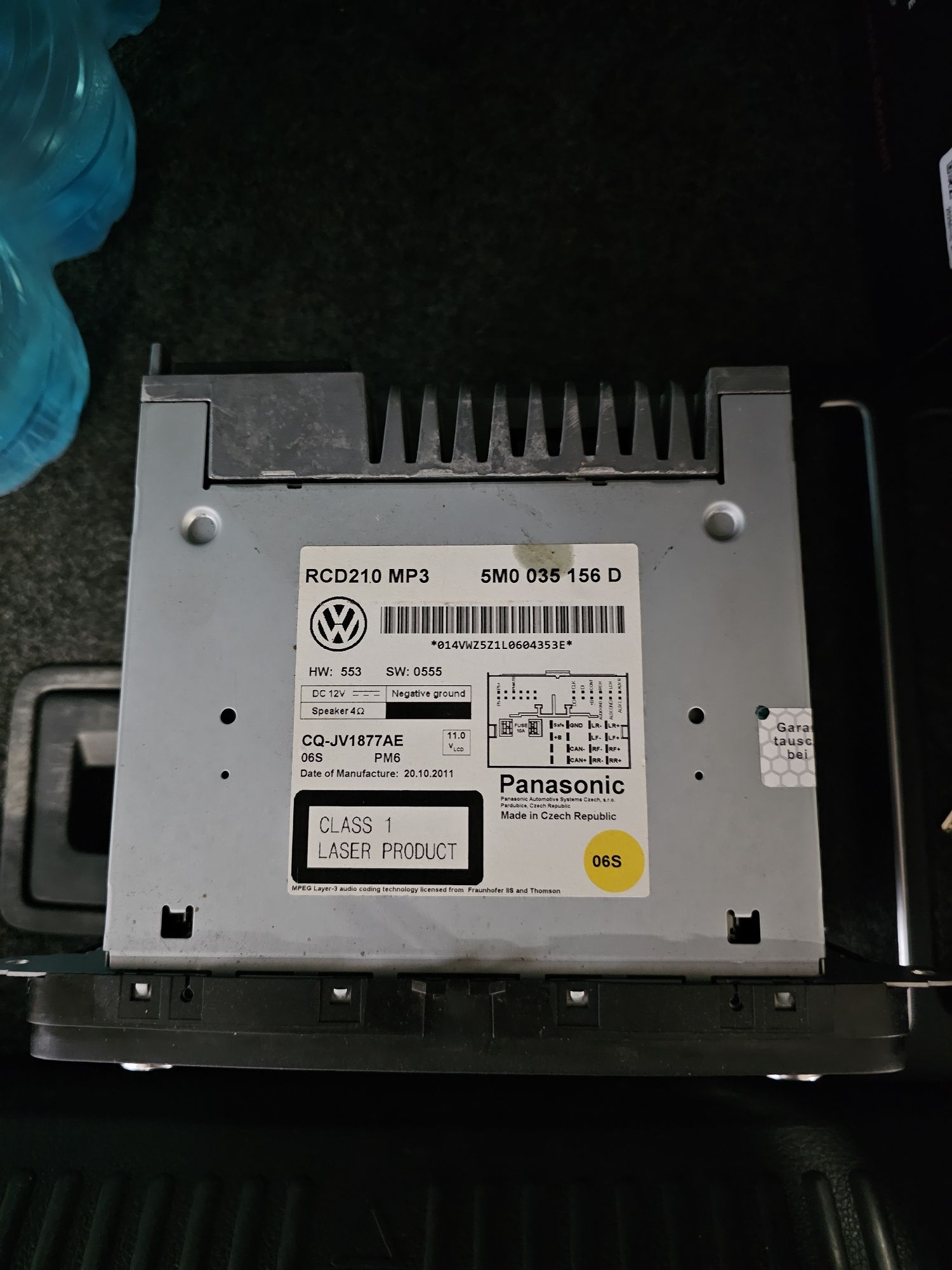 Radio cd player Volkswagen original in stare foarte buna