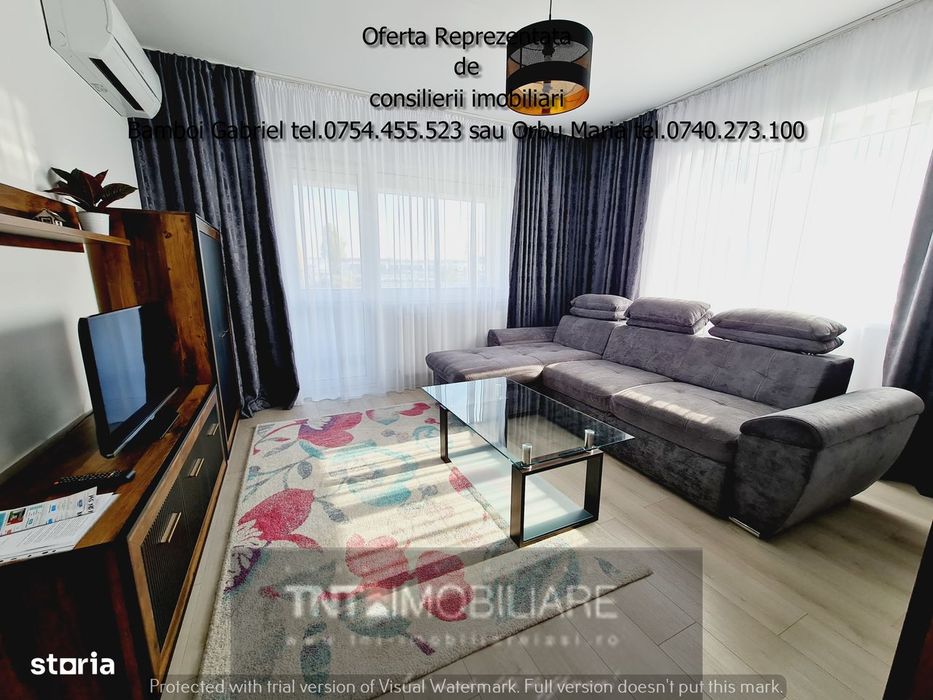 Ap 2 camere decomandat bloc nou + loc parcare zona Pasaj Octav Bancila