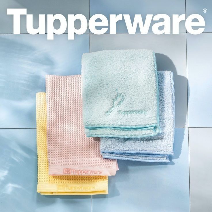 Tupperware микрофибърни кърпи  прах 18лв ,прозорци 26.00лв,универсална