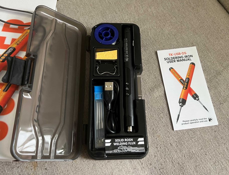 Letcon portabil TK USB D5 cu display set complet nou reglaj temperatur