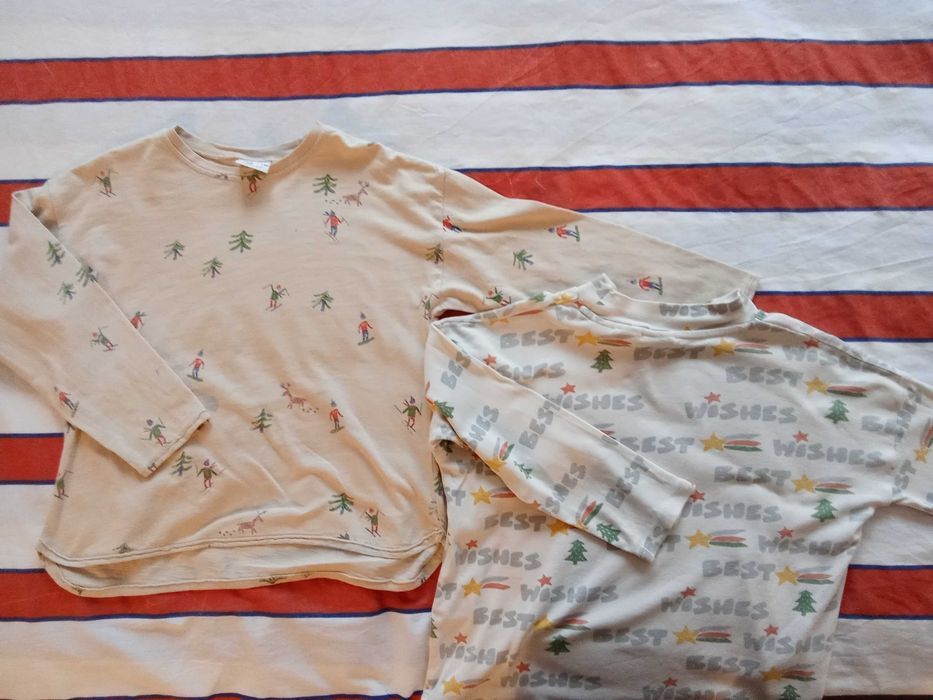 Две ватирани блузи 5 г. за 10 лв.