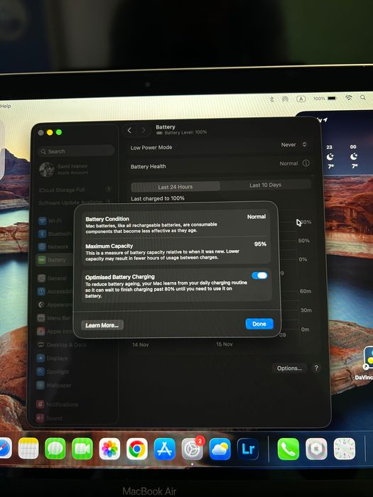 MacBook Air M1 256gb space grey