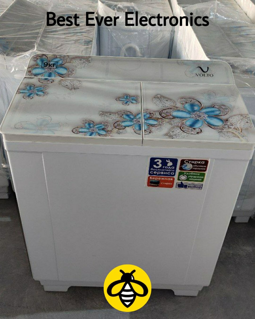 9 kg 7 kg Полу автомат кир ювиш машинаси 3 yillik serviz