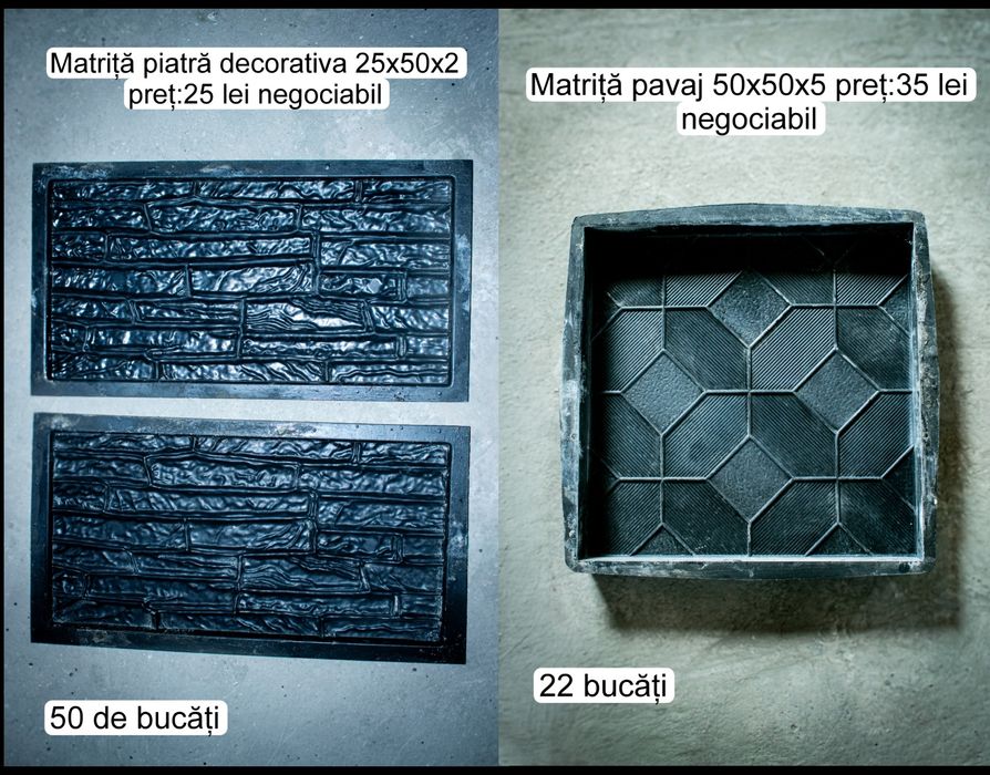 Matrițe pavaj,multe modele!