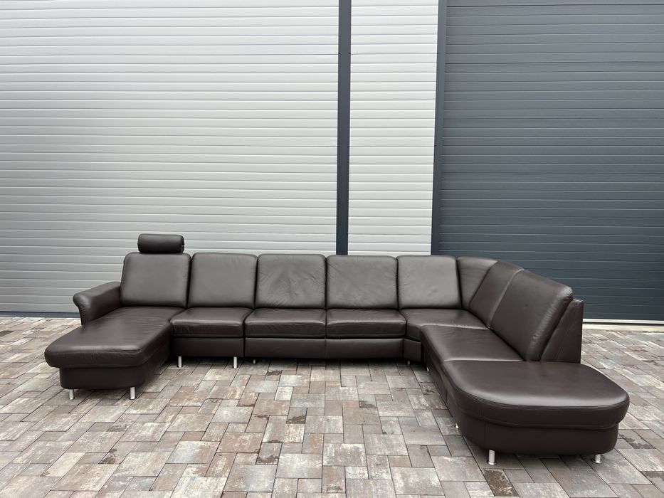 Coltar Living ~ Sufragerie XXL Piele Naturala Extensibil