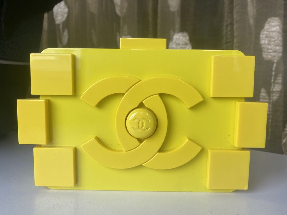 Сумка Chanel Lego клатч пластиковая Lux