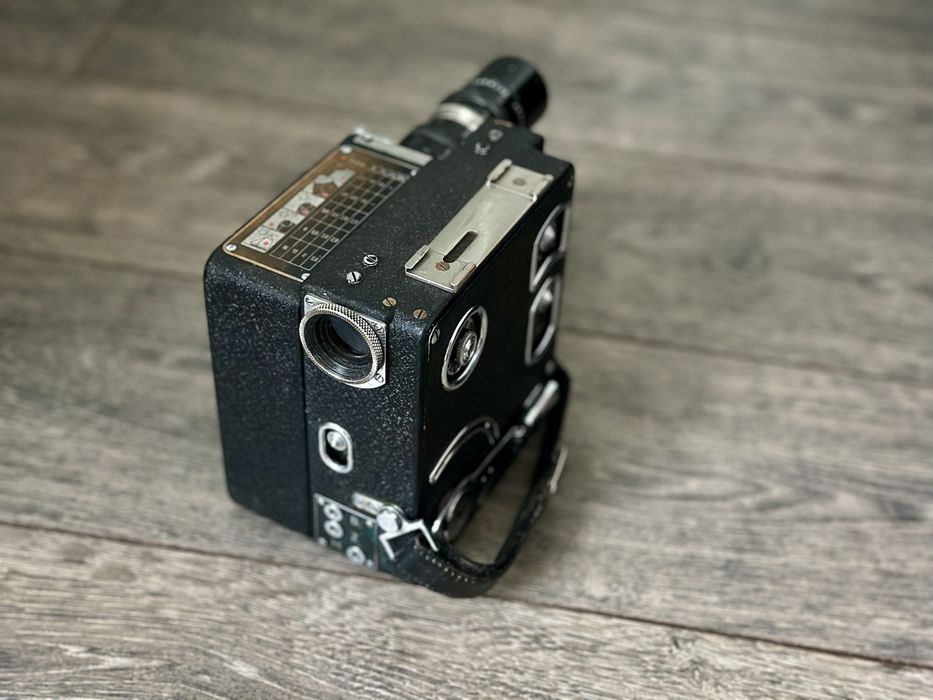 Cameră Siemens B 16mm Cine Film ,an 1938 + obiectiv & magazie