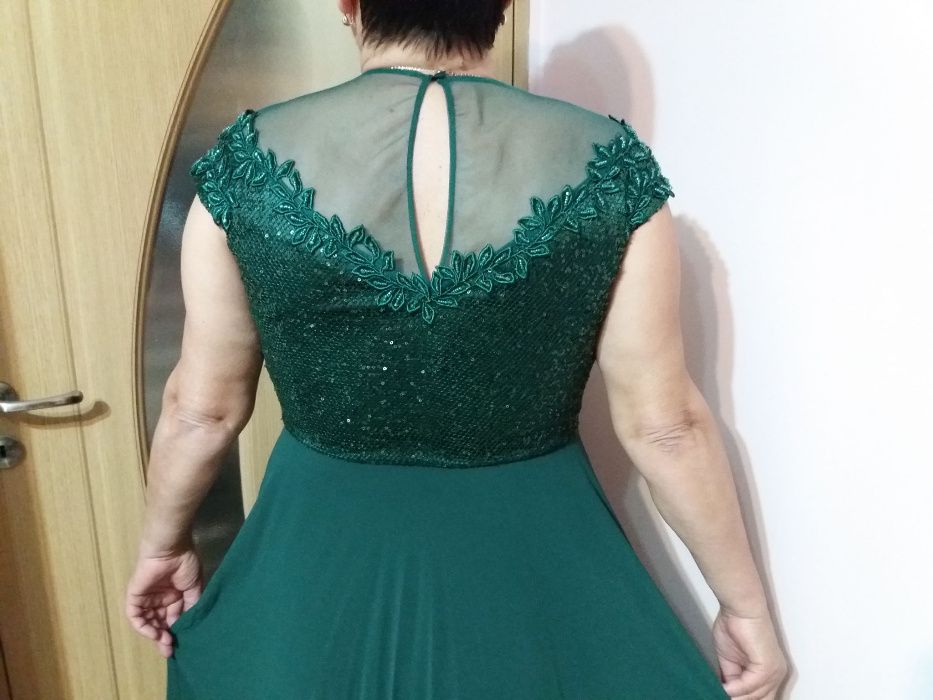 Rochie ocazie culoare verde marimea 46/48