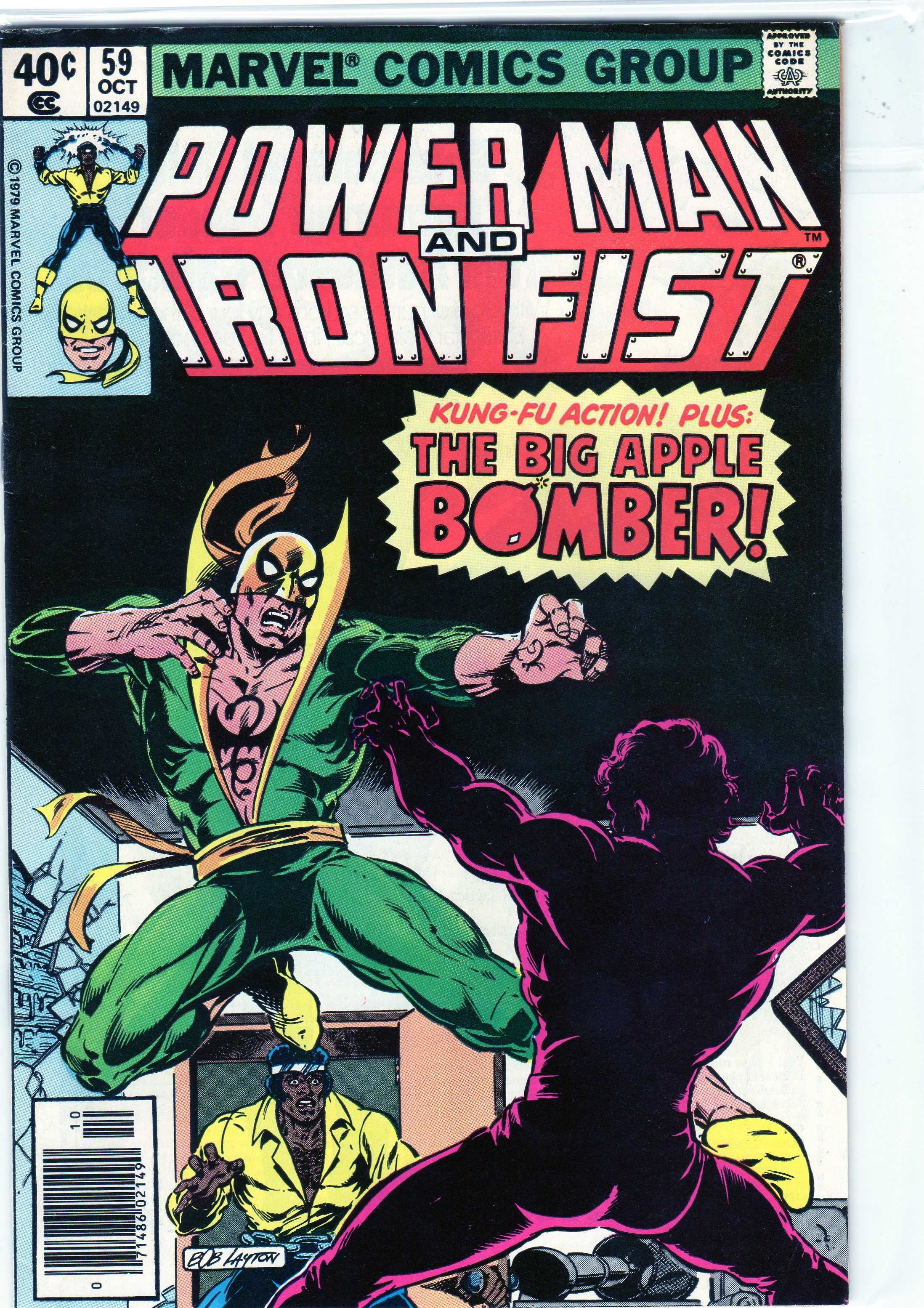 Power Man and Iron Fist #59 The Big Apple Bomber, Kung-Fu benzi desena