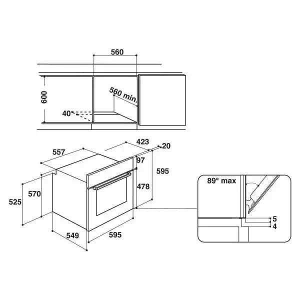 Фурна за вграждане WHIRLPOOL OAS KN8V1 IX