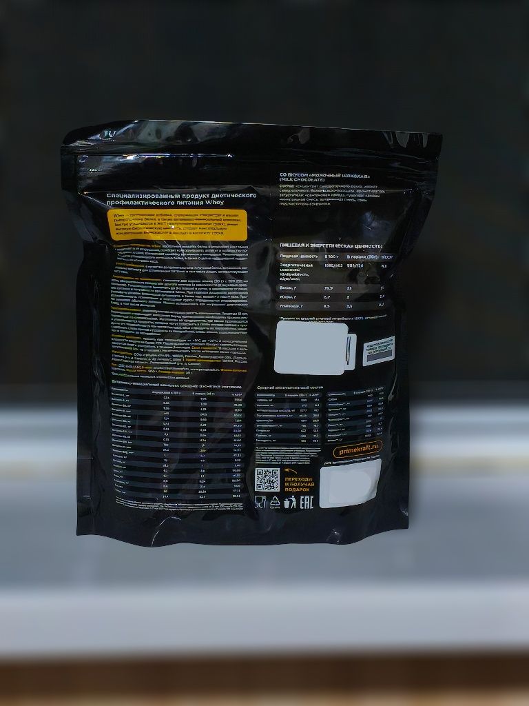 Протеин сывороточный Primekraft Whey Protein (Изолят + Концентрат), Мо