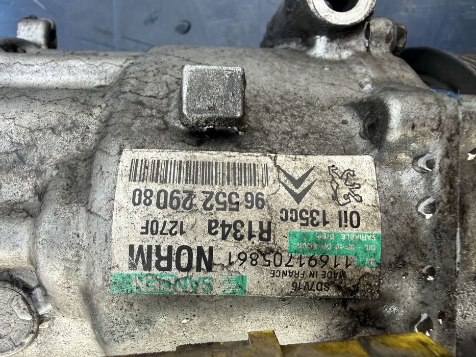 compresor clima citroen c8 peugeot fiat scudo cod 9655229080