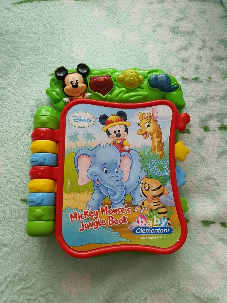 Carte muzicala, jucarie bebelusi cu lumini, sunete, Mickey Mouse,