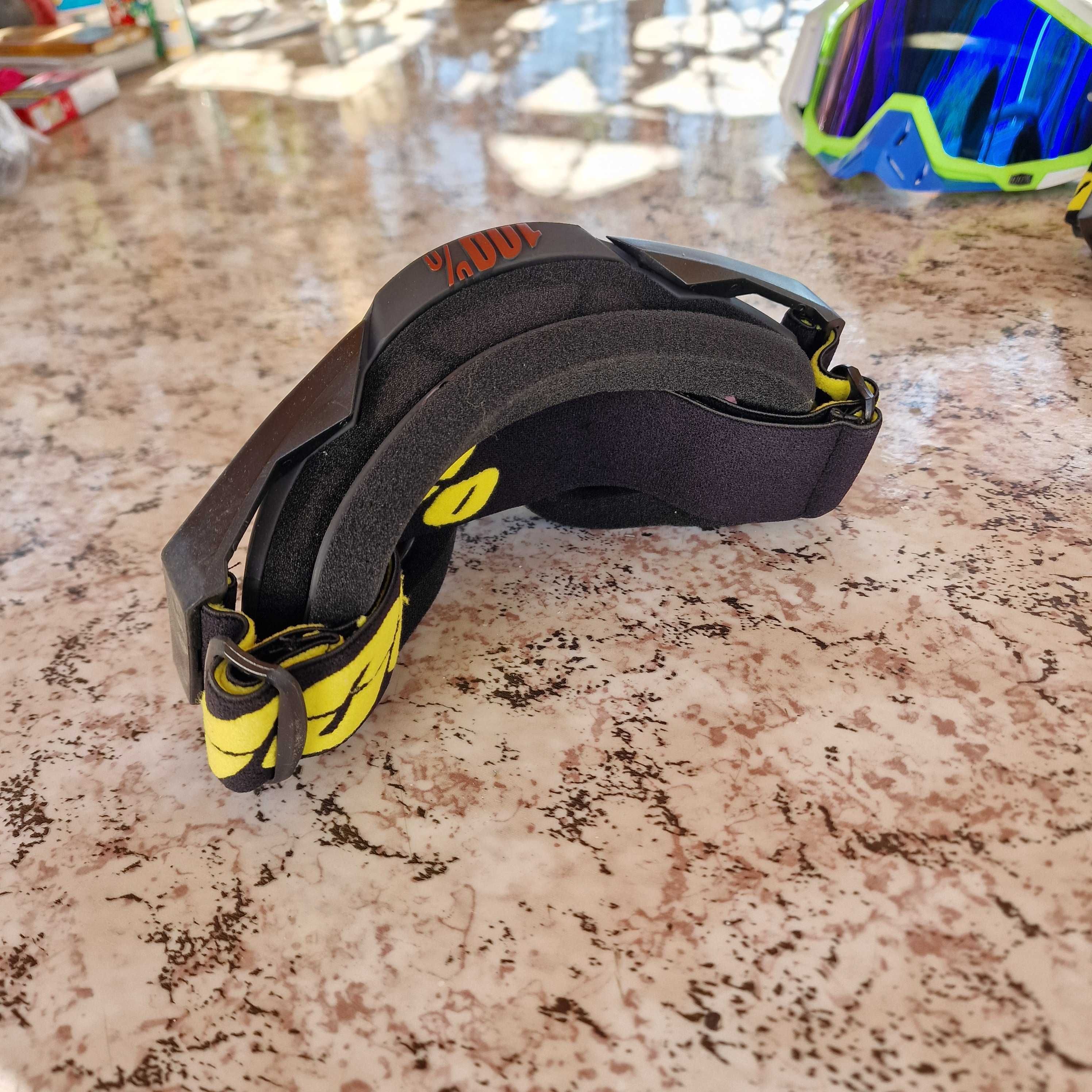 Мотокрос ендуро очила goggles гугълс за каска 100% процента gogles