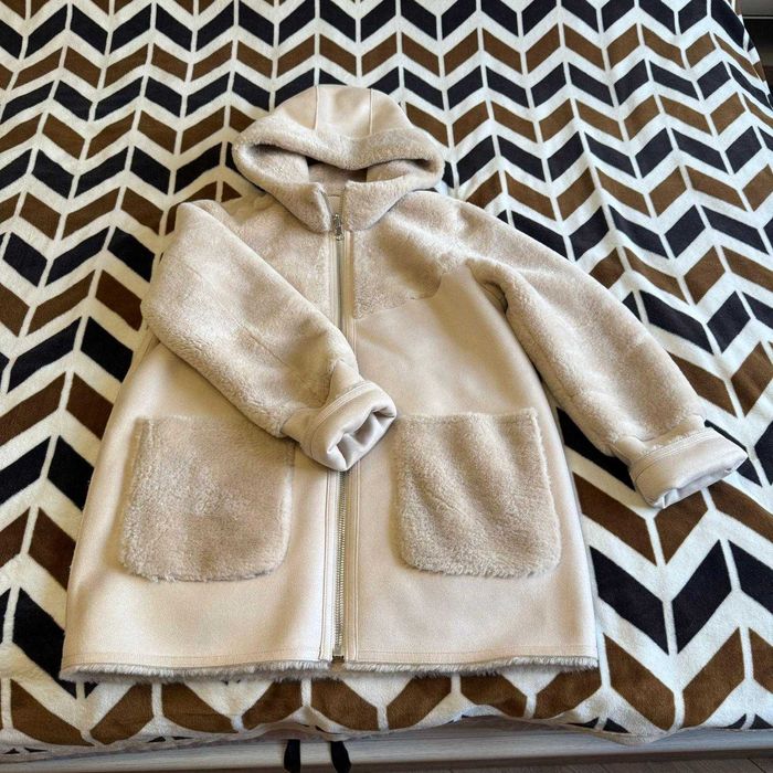 Дублёнка зимняя двусторонняя размер 48-50