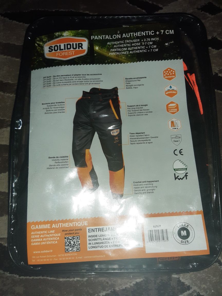 Pantaloni Solidur Authentic TIP A Portocaliu