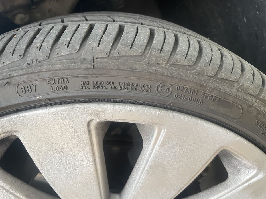 Продавам летни гуми с джанти 19 цола
