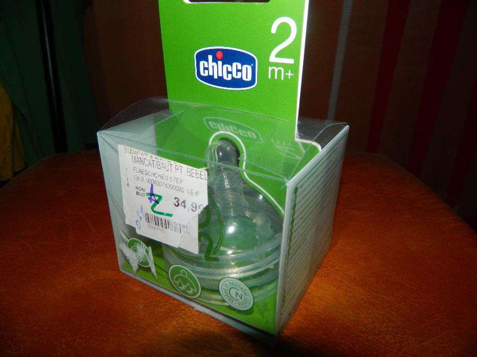 Tetine anticolici bebe silicon moale, de la Chicco, NOI