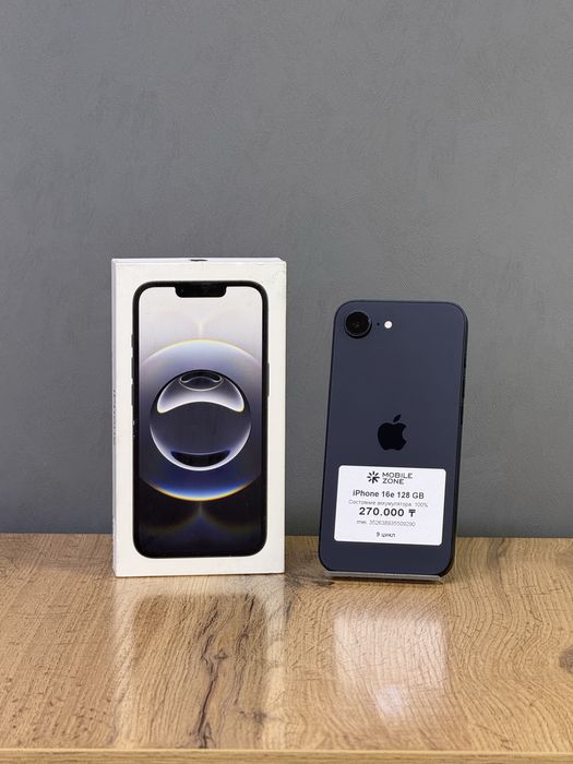 Iphone 16e 128 GB 100% 9 цикл | Mobile Zone