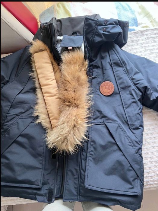 Продается Зимняя куртка с утиным пухом (150 см), новая — для мальчиков