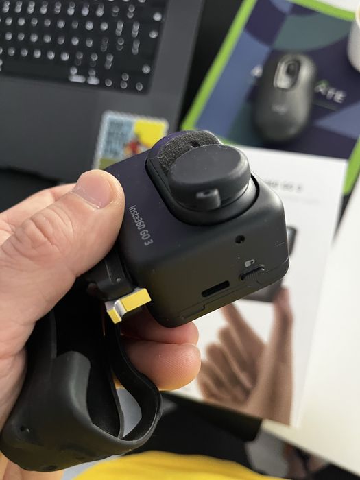 Camera Actiune Insta go3 black 128gb Garantie, Stare perfecta