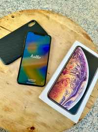 Vand iPhone XS Max Gold 64gb + Folie Noua