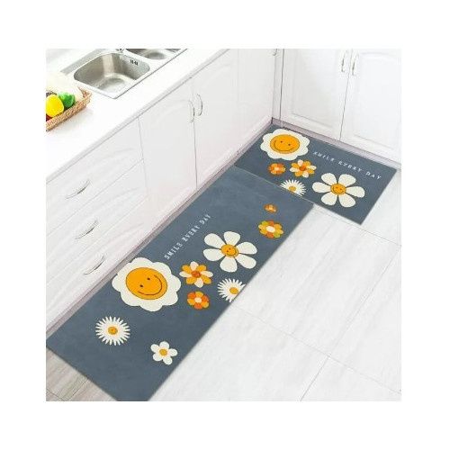 Комплект водоустойчиви противоплъзгащи постелки за кухня, различни цве
