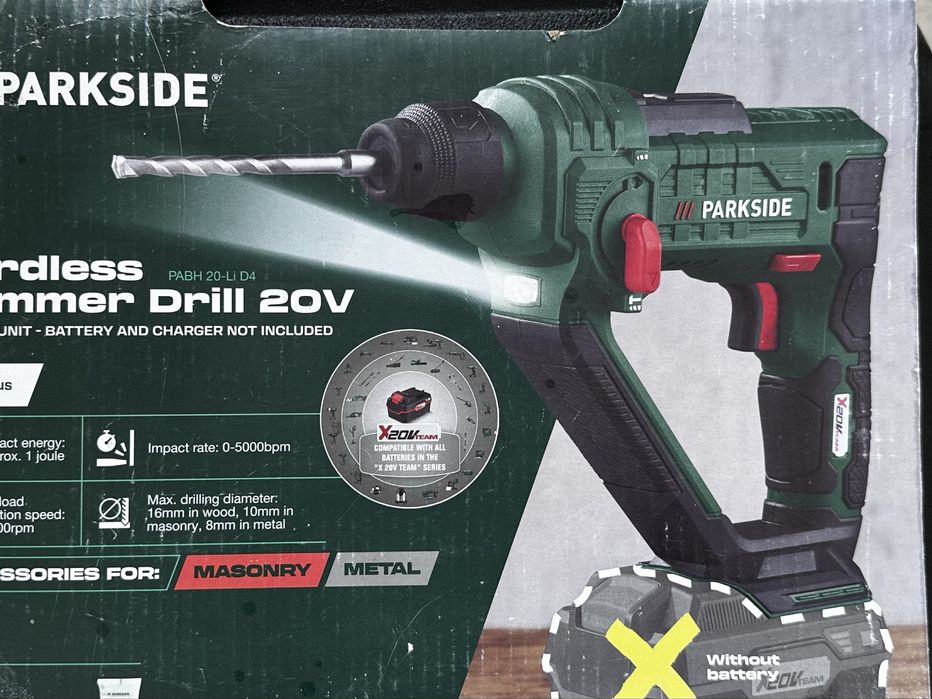 Vand Rotopercutor Parkside 20V