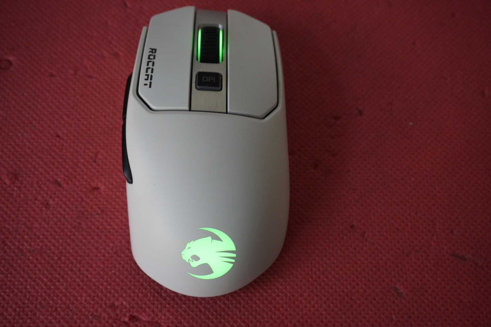 Gaming мишка Roccat Kain 202 AIMO RGB 16000 DPI Бяла Wireless /Вкл.ДДС
